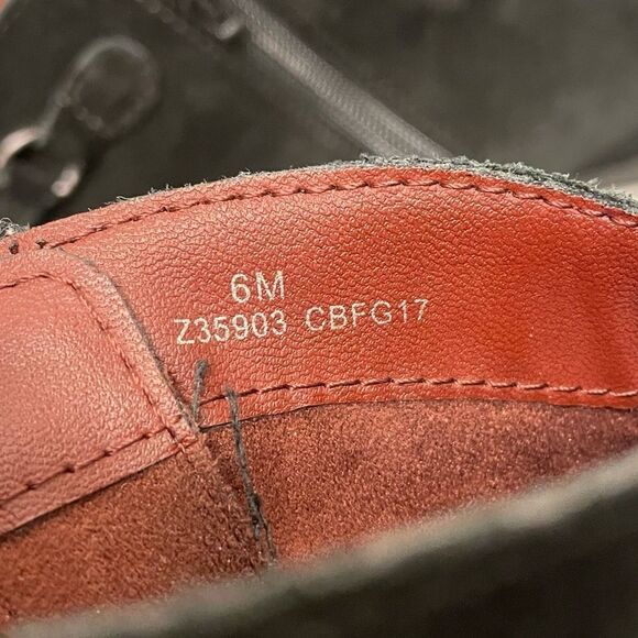 BALLY Italy Boho Suede Ankle Boots Tassels Black 6 - Picture 13 of 15